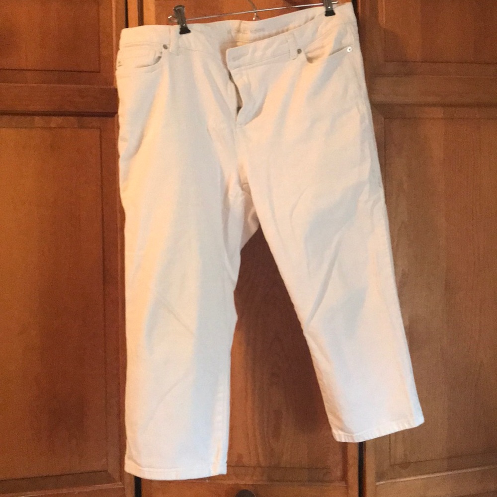 Michael Kors 16w white jeans